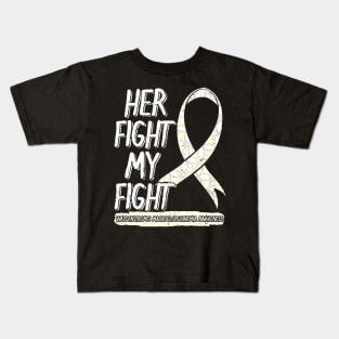 Her Fight Is My Fight Waldenstrom's Macroglobulinemia WM Kids T-Shirt